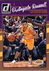 2016-17 donruss #64 d’angelo russell los angeles lakers basketball card
