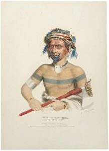 shau-hau-napo-tinia, an ioway chief.