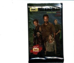 walking dead season 3 part 2 trading cards pack