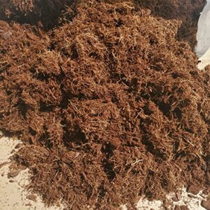 Coco Coir Fiber 1.5 CU FT / 42.5 Liter / 40 Dry Quarts Washed Pre Buffered Low EC Organic Garden Coconut Soil for Flower Vegetable Seedling