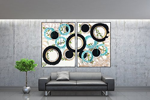 Collaborate Two Original Paintings