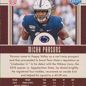 2021 Panini Legacy #179 Micah Parsons Penn State Nittany Lions Rookie Football Card