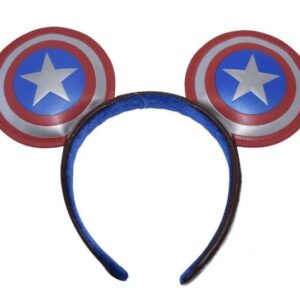 Disney Parks - Mickey Mouse Ear Headband – Marvel - Captain America - Super Soldier