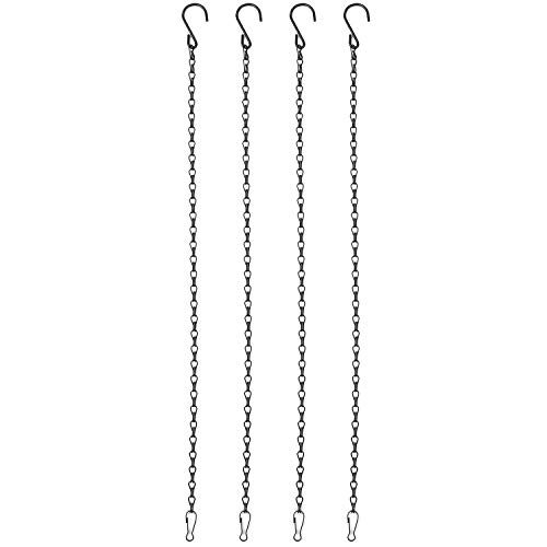 Foraineam 24 Pack 19.7 Inches Hanging Chains Garden Plant Hangers for Bird Feeders, Planters, Billboards, Lanterns and Ornaments