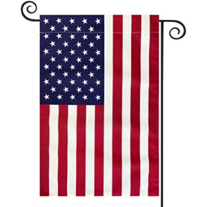 american flag usa garden flag 12 x 18 – patriotic double sided small american flags for yard (american garden flag)