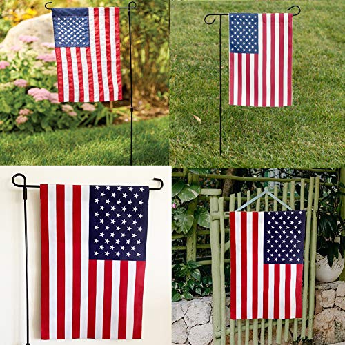 American Flag USA Garden Flag 12 x 18 - Patriotic Double Sided Small American Flags for Yard (American Garden Flag)