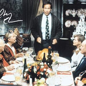 Chevy Chase Christmas Vacation Signed 16x20 Horizontal Photo BAS Witnessed