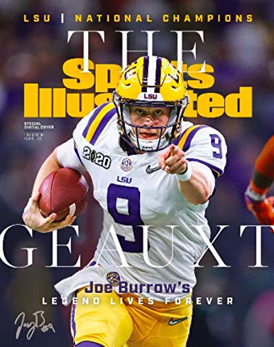 Joe Burrow Reprint Signed 11x14 Sports Illustrated Cover LSU Tigers Poster Print Photo Geauxt