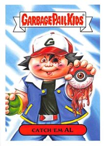 2019 topps garbage pail kids we hate the ’90s video games #b6 catch ‘em al official non-sport trading card in nm or better conditon