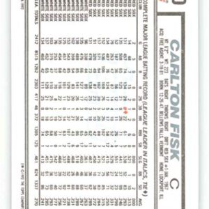 1992 Topps #630 Carlton Fisk