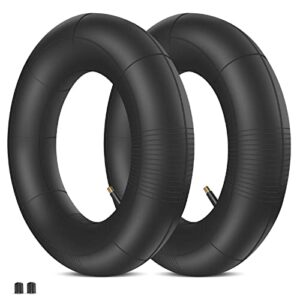 laxeem 2pack 4.80/4.00-8 replacement inner tire tube for mowers, hand trucks, wheelbarrows, carts and more