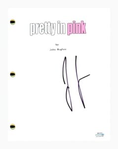 jon cryer signed autographed pretty in pink movie script screenplay acoa coa