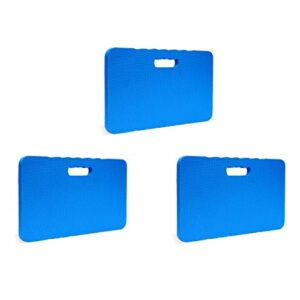 Gardzen 3 Pack Garden Kneeling Pad - for Gardening, Baby Bath, Yoga, Pilates, Exercise, 18"x11"x1", Blue