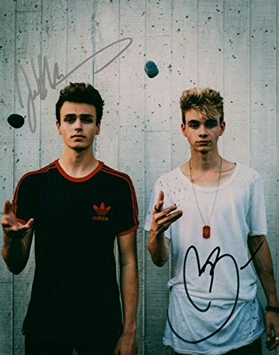 Jonah Marais & Corbyn Besson Why Don't We Band Reprint Signed 8x10 Photo RP