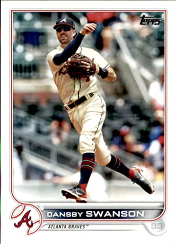 2022 Topps #507 Dansby Swanson Atlanta Braves Series 2 MLB Baseball Trading Card