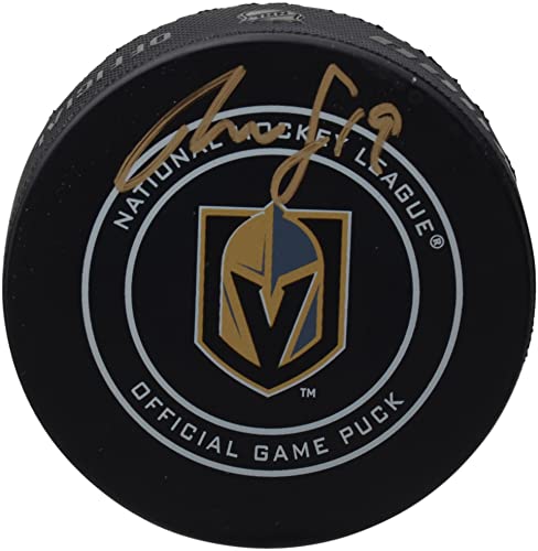 Reilly Smith Vegas Golden Knights Autographed Official Game Puck - Autographed NHL Pucks