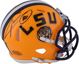 jarvis landry lsu tigers autographed riddell speed mini helmet – autographed college mini helmets