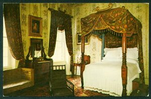 bedroom of general andrew jackson the hermitage 7th president nashville tennessee postcard