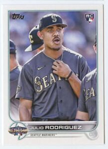 2022 topps update 2022 mlb all-star game #asg-26 julio rodriguez rc seattle mariners baseball