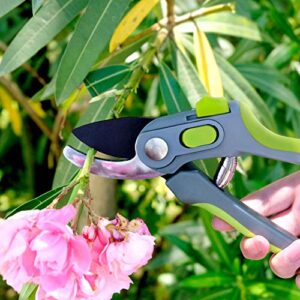 Altdorff Combo Pruning Shears Gardening Tools,3PCS Garden Shears Set include Loppers, Hedge Shear, Bypass Pruner, Professional Tree & Shrub Care Kit