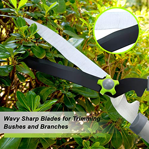 Altdorff Combo Pruning Shears Gardening Tools,3PCS Garden Shears Set include Loppers, Hedge Shear, Bypass Pruner, Professional Tree & Shrub Care Kit
