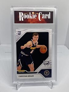 certified mint+ christian braun 2022 panini instant #rps19 first look 1 of 1207 rookie card