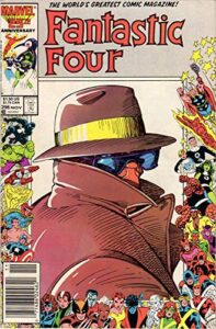 fantastic four (vol. 1) #296 (newsstand) vg ; marvel comic book | 25th anniversary frame