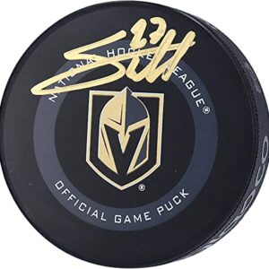 Shea Theodore Vegas Golden Knights Autographed 2019 Model Official Game Puck - Autographed NHL Pucks