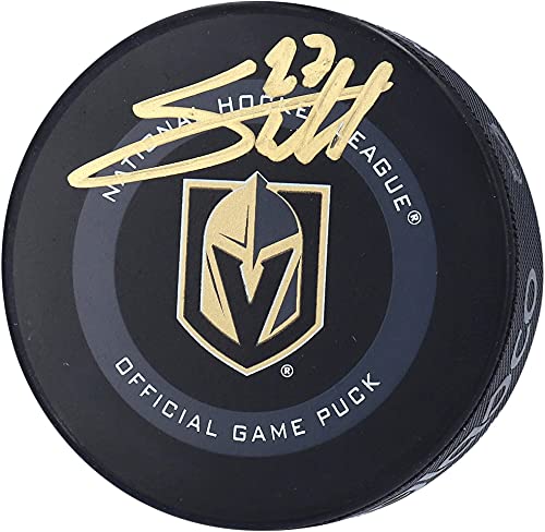 Shea Theodore Vegas Golden Knights Autographed 2019 Model Official Game Puck - Autographed NHL Pucks