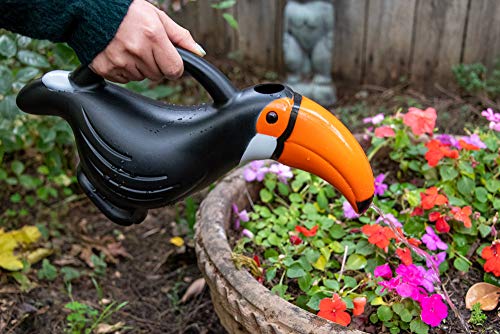 Brilliest Toucan Watering Can Indoor/Outdoor - Cute Watering Can - Bird Shaped Plastic Watering Can - Great for Plants/Indoor/Outdoor/Kids/Succulent - Small Watering Can