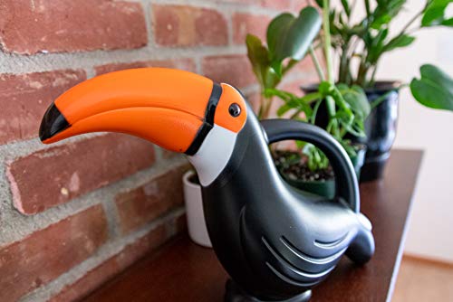 Brilliest Toucan Watering Can Indoor/Outdoor - Cute Watering Can - Bird Shaped Plastic Watering Can - Great for Plants/Indoor/Outdoor/Kids/Succulent - Small Watering Can