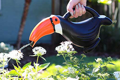 Brilliest Toucan Watering Can Indoor/Outdoor - Cute Watering Can - Bird Shaped Plastic Watering Can - Great for Plants/Indoor/Outdoor/Kids/Succulent - Small Watering Can