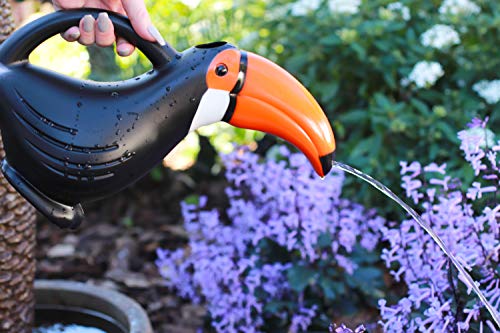 Brilliest Toucan Watering Can Indoor/Outdoor - Cute Watering Can - Bird Shaped Plastic Watering Can - Great for Plants/Indoor/Outdoor/Kids/Succulent - Small Watering Can