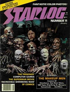 starlog #11 vg ; starlog comic book | magazine
