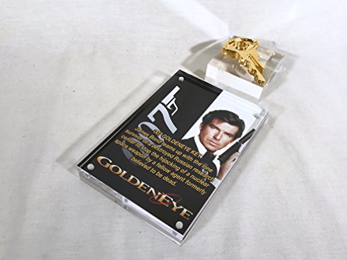 007 James Bond, Goldeneye Gold Key, Solid Metal