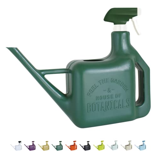 Time Concept Garden Spray Bottle - Green - Watering Pot and Sprinkler, Multipurpose Plant Mister