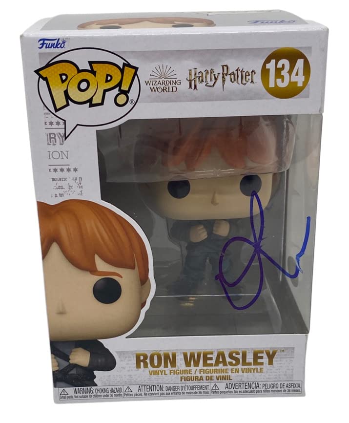Rupert Grint Signed Autographed Ron Weasley Harry Potter Funko Pop #134 ACOA COA
