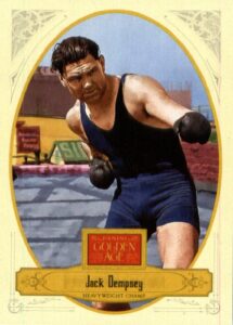 2012 panini golden age boxing card #26 jack dempsey