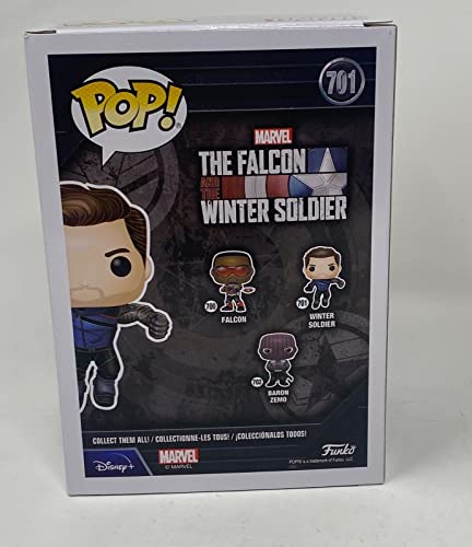 Sebastian Stan Signed Autograph Winter Soldier Funko Pop #701 Avengers ACOA COA