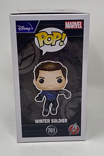 Sebastian Stan Signed Autograph Winter Soldier Funko Pop #701 Avengers ACOA COA