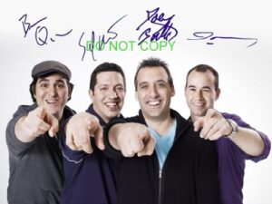 impractical jokers cast reprint signed autographed photo #6 sal, murr, joe, q trutv