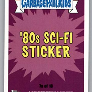 2018 Topps Garbage Pail Kids Oh The Horror-ible 80s Sci-Fi Stickers A #7A SNAKE JAKE Peelable Collectible Trading Sticker Card