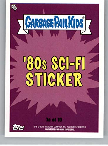 2018 Topps Garbage Pail Kids Oh The Horror-ible 80s Sci-Fi Stickers A #7A SNAKE JAKE Peelable Collectible Trading Sticker Card