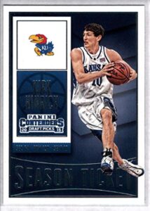 2015-16 contenders draft picks season ticket basketball #60 kirk hinrich kansas jayhawks official ncaa trading card made by panini