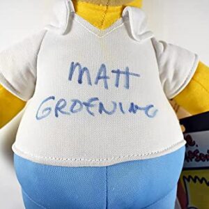 Matt Groening Plush Simpsons Homer Signed Autographed Authentic JSA COA