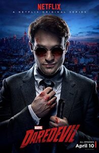 daredevil charlie cox as matt murdock with bloody knuckles 11 x 17 poster lithograph