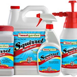 I Must Garden Squirrel Repellent: Protects Vehicles, Plants, Decking, & Furniture – Works on Chipmunks – 1 Gallon Ready to Use Refill