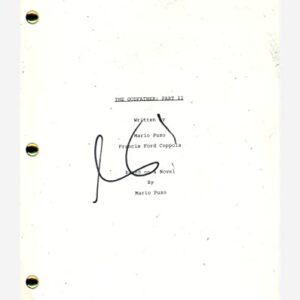 Al Pacino Signed Autographed The Godfather Part II 2 Movie Script ACOA COA