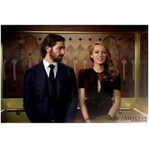 the age of adeline 8×10 photo blake lively & michiel huisman standing side by side kn