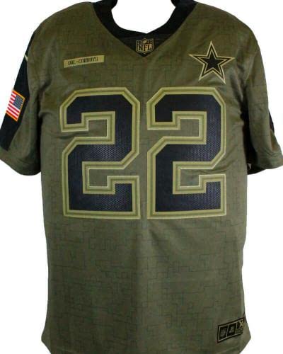 Emmitt Smith Cowboys Signed Nike Salute To Service Limited Player Jsy-BAW Holo - Autographed NFL Jerseys